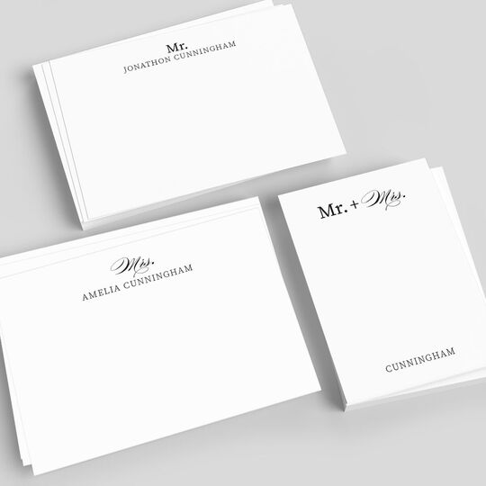 Couples Flat Note Card Collection